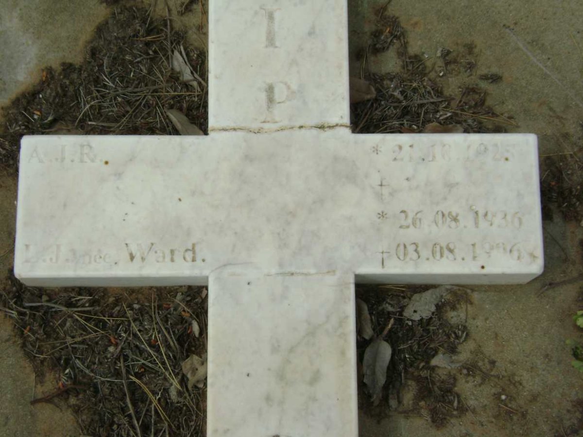 BEDDY A.J.R. 1925-? &amp; L.J. WARD 1936-1956