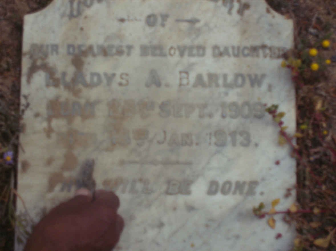 BARLOW Gladys A. 1909-1913