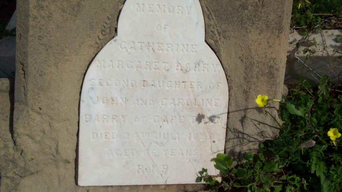 BARRY Catherine Margaret   -1893
