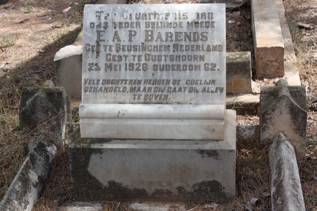 BARENDS E.A.P.-1926