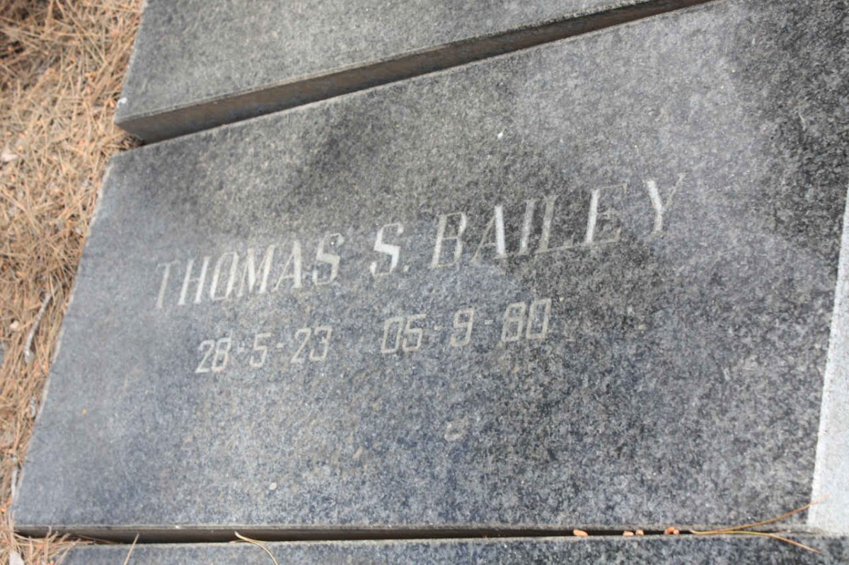 BAILEY Thomas S. 1923-1980
