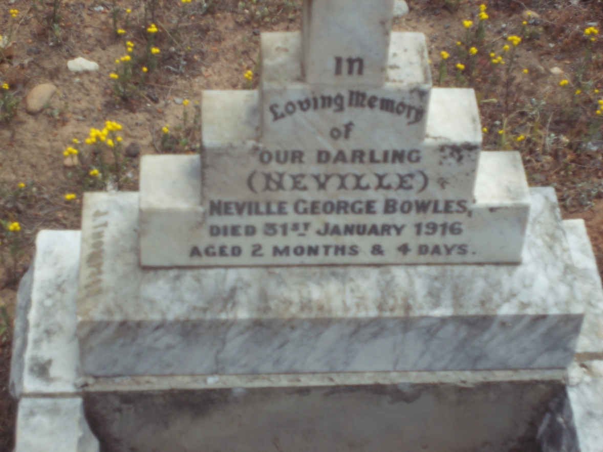 BOWLES Neville George -1916