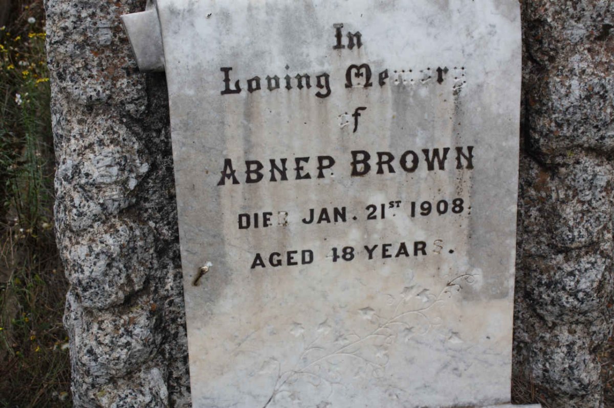 BROWN Abner -1908