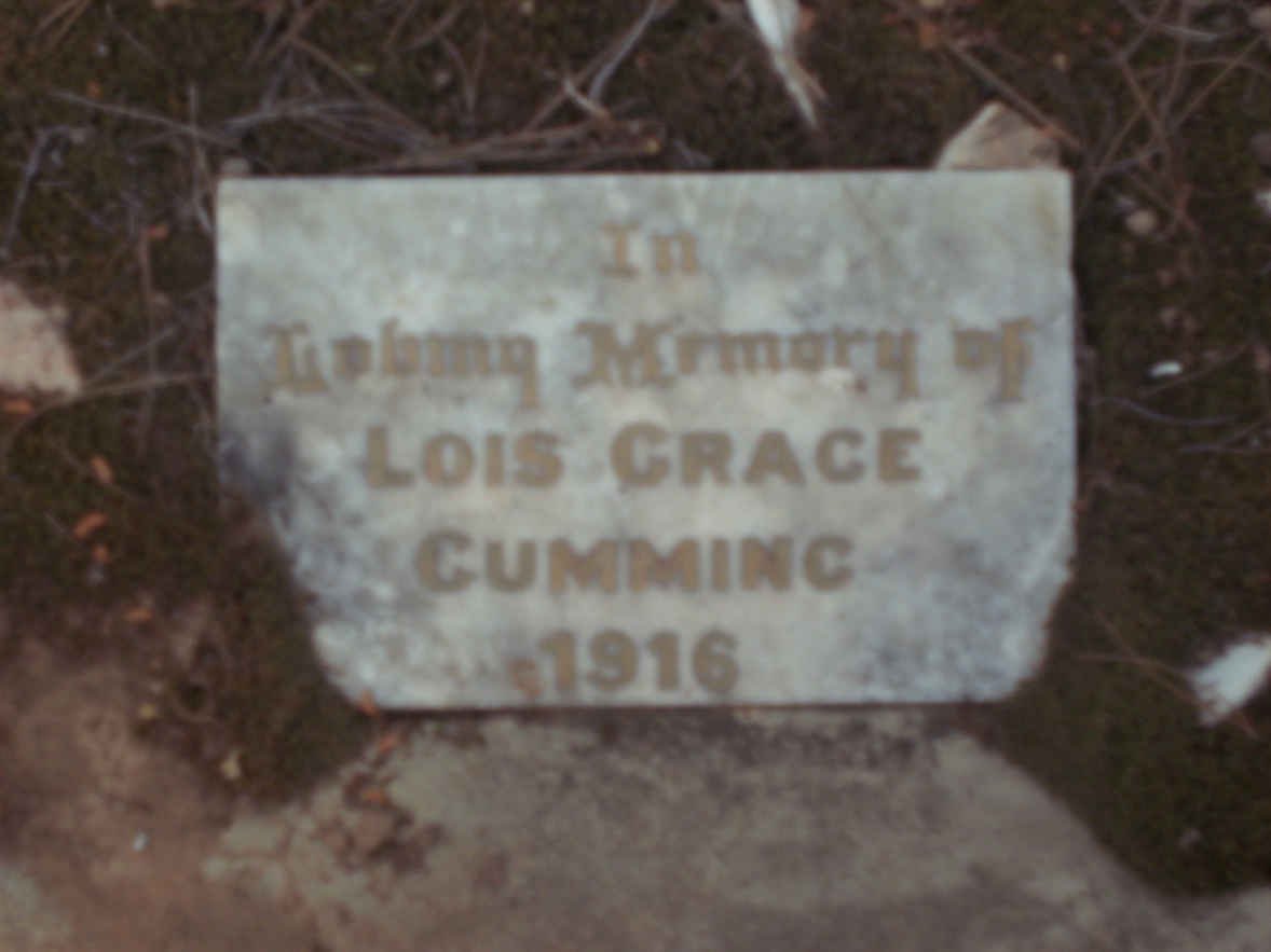 CUMMING Lois Grace -1916
