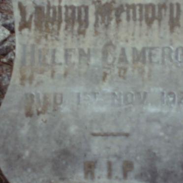 CAMERON Helen -1923