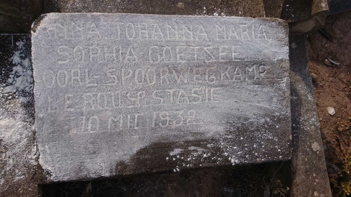 COETZEE Anna Johanna Maria Sophia -1932