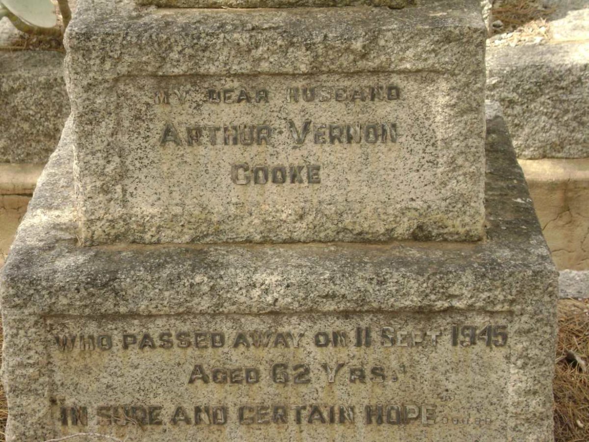 COOKE Arthur Vernon -1945