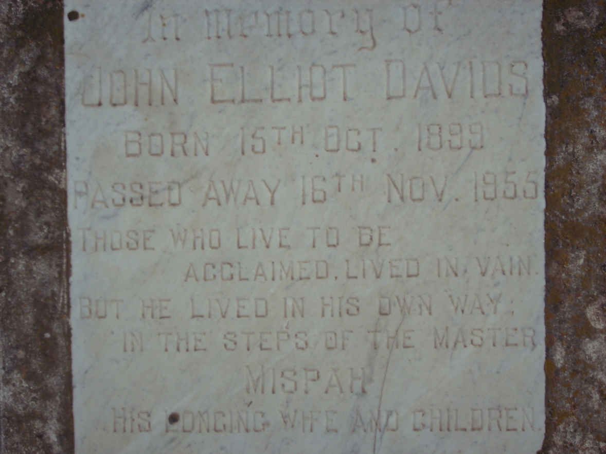 DAVIDS John Elliot 1899-1955