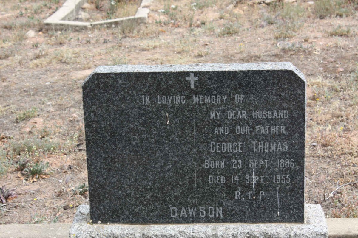 DAWSON George Thomas 1896-1955