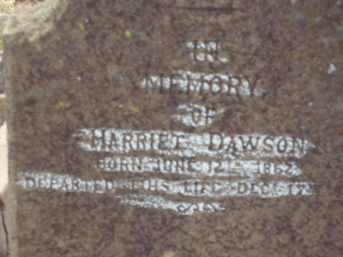 DAWSON Harriet 1862-?
