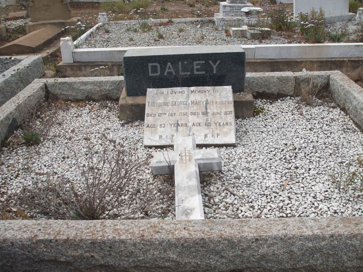 DALEY Theodore George -1952 &amp; Mary RODGERS -1939