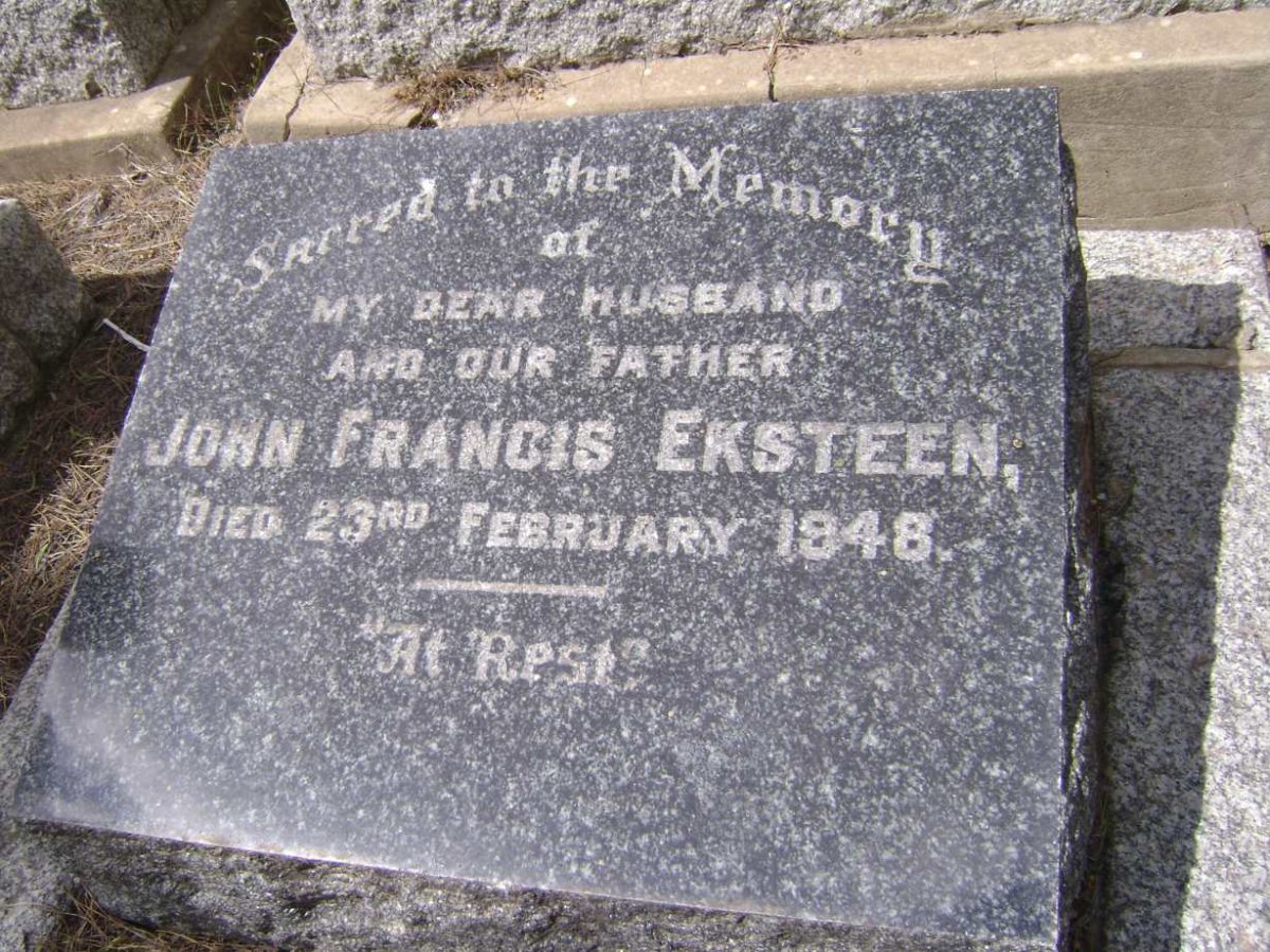 EKSTEEN John Francis -1948