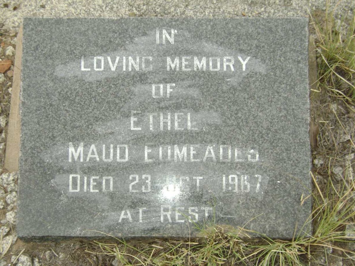 EDMEADES Ethel Maud -1967