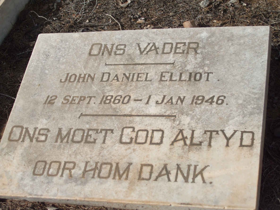 ELLIOT John Daniel 1860-1946