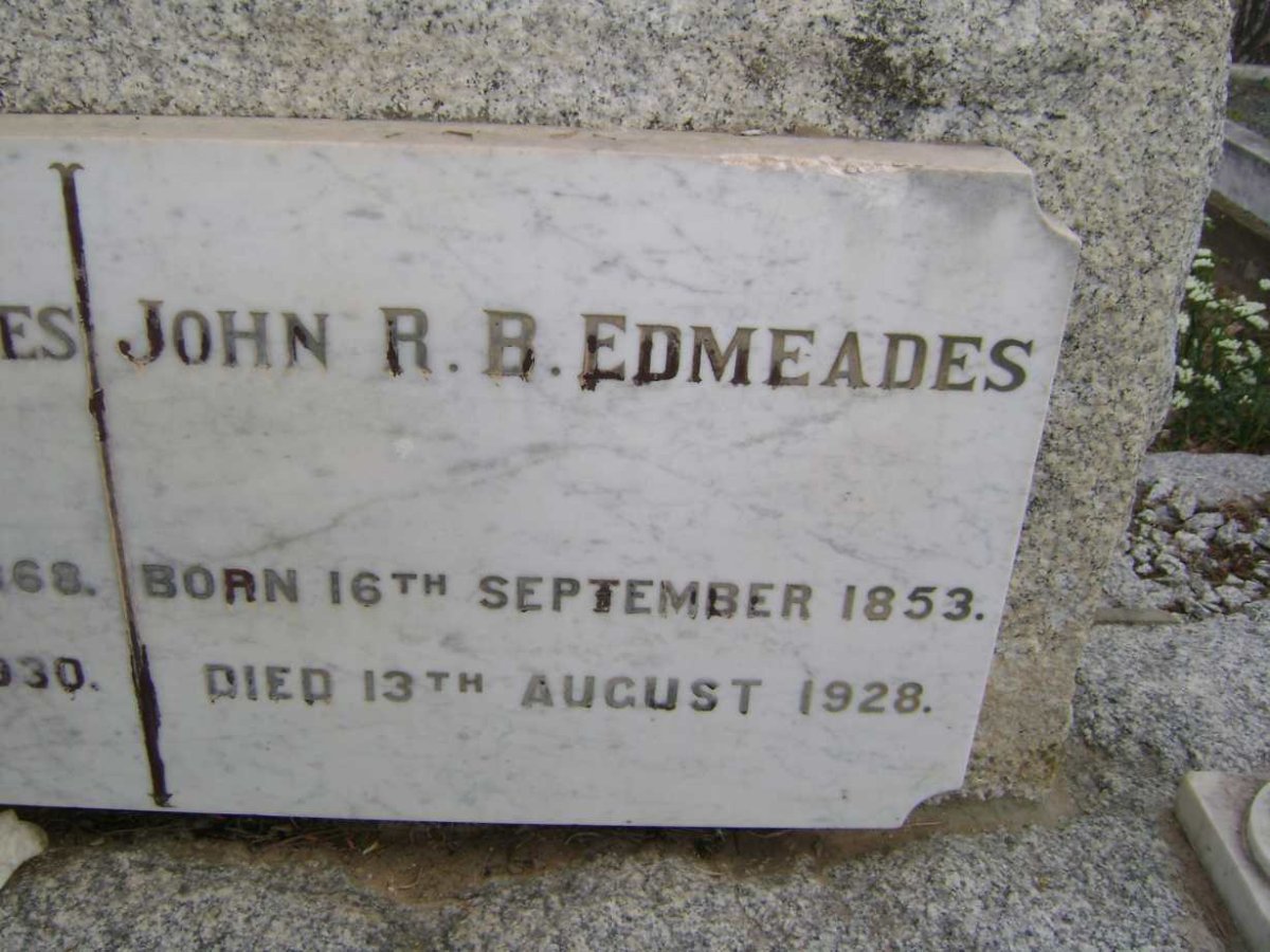 EDMEADES John R.B. 1853-1928