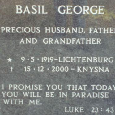 GEORGE Basil 1919-2000