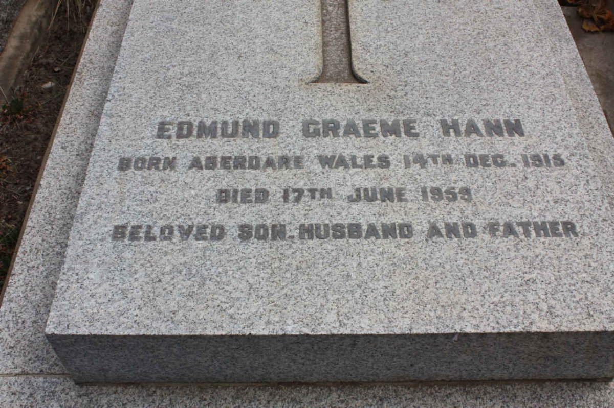 HANN Edmund Graeme 1915-1959