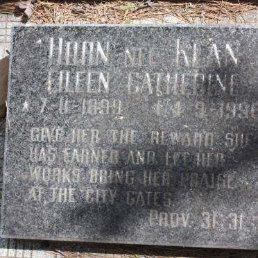 HORN Eileen Catherine nee KEAN 1899-1996