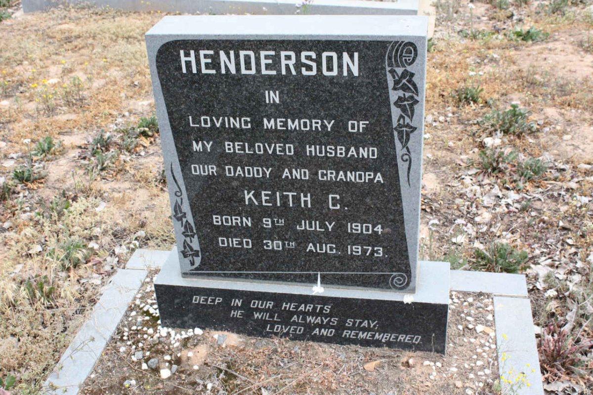 HENDERSON Keith C. 1904-1973