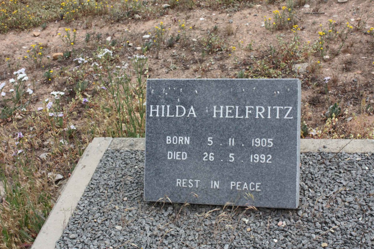 HELFRITZ Hilda 1905-1992