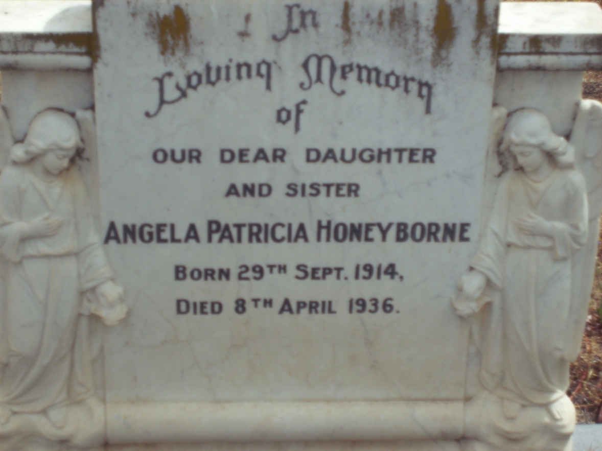 HONEYBORNE Angela Patricia 1914-1936