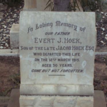 HOEK Evert J. -1915