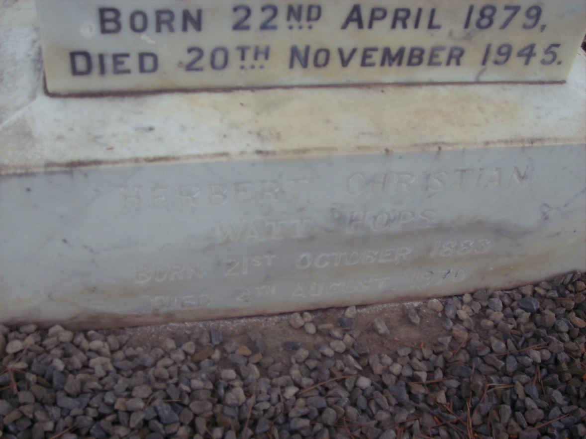 HOPS Herbert Christian W? 188?-197?