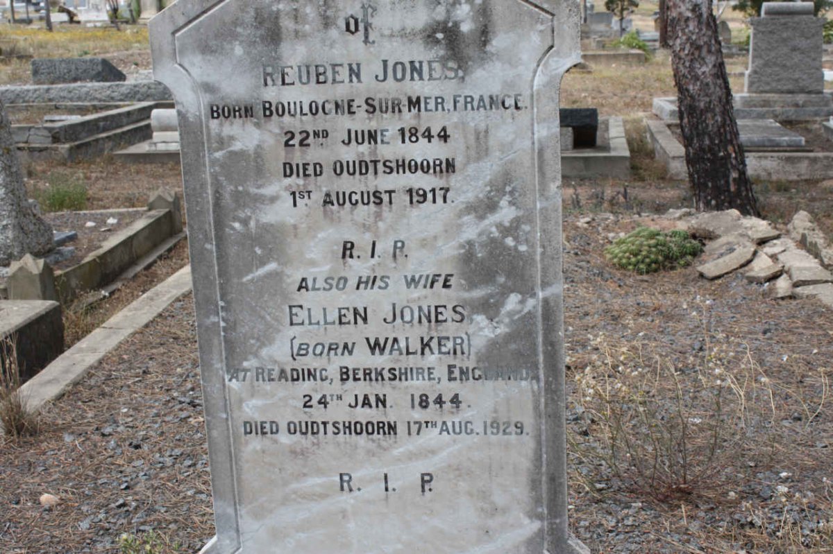 JONES Reuben 1844-1917 &amp; Ellen WALKER 1844-1929