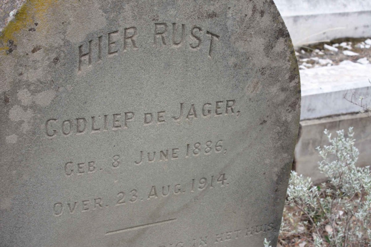 JAGER Godliep, de 1886-1914