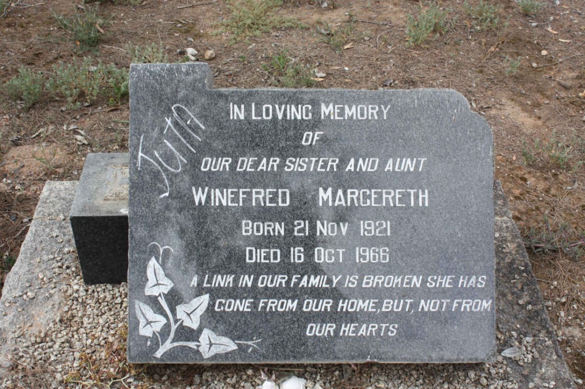 JUTA Winefred Margereth 1921-1966