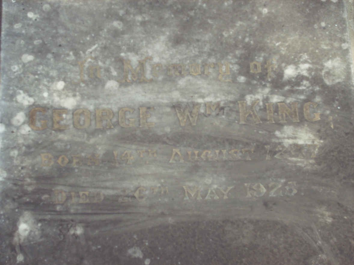 KING George Wm -1925