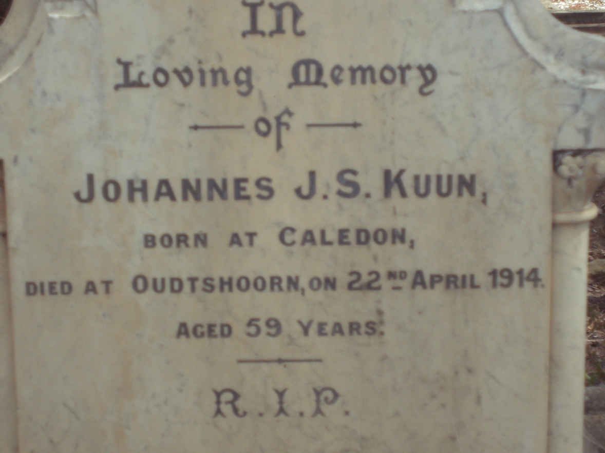 KUUN Johannes J.S. -1914