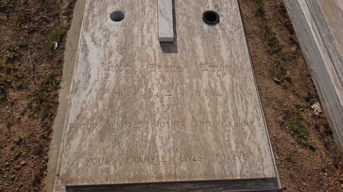 LINDE Lucy Irene 1904-1994