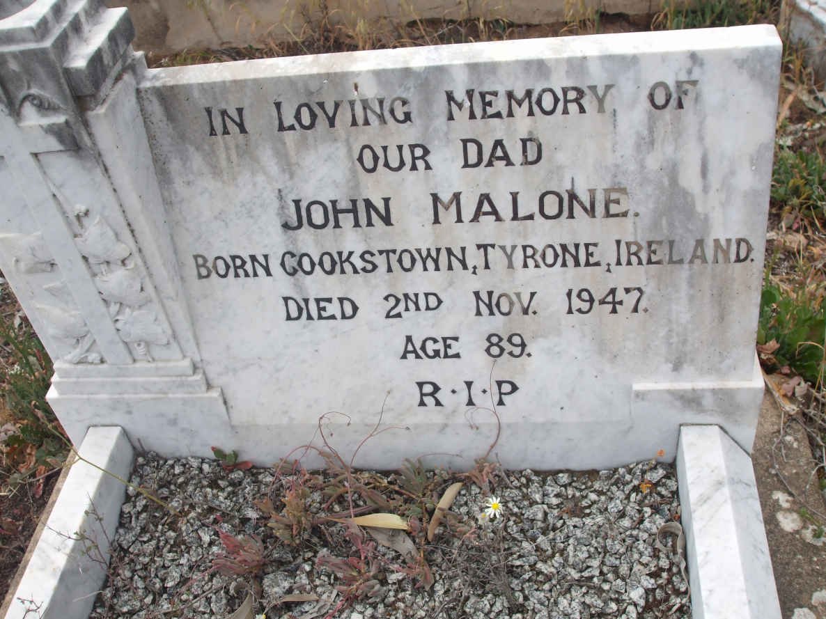 MALONE John -1947 