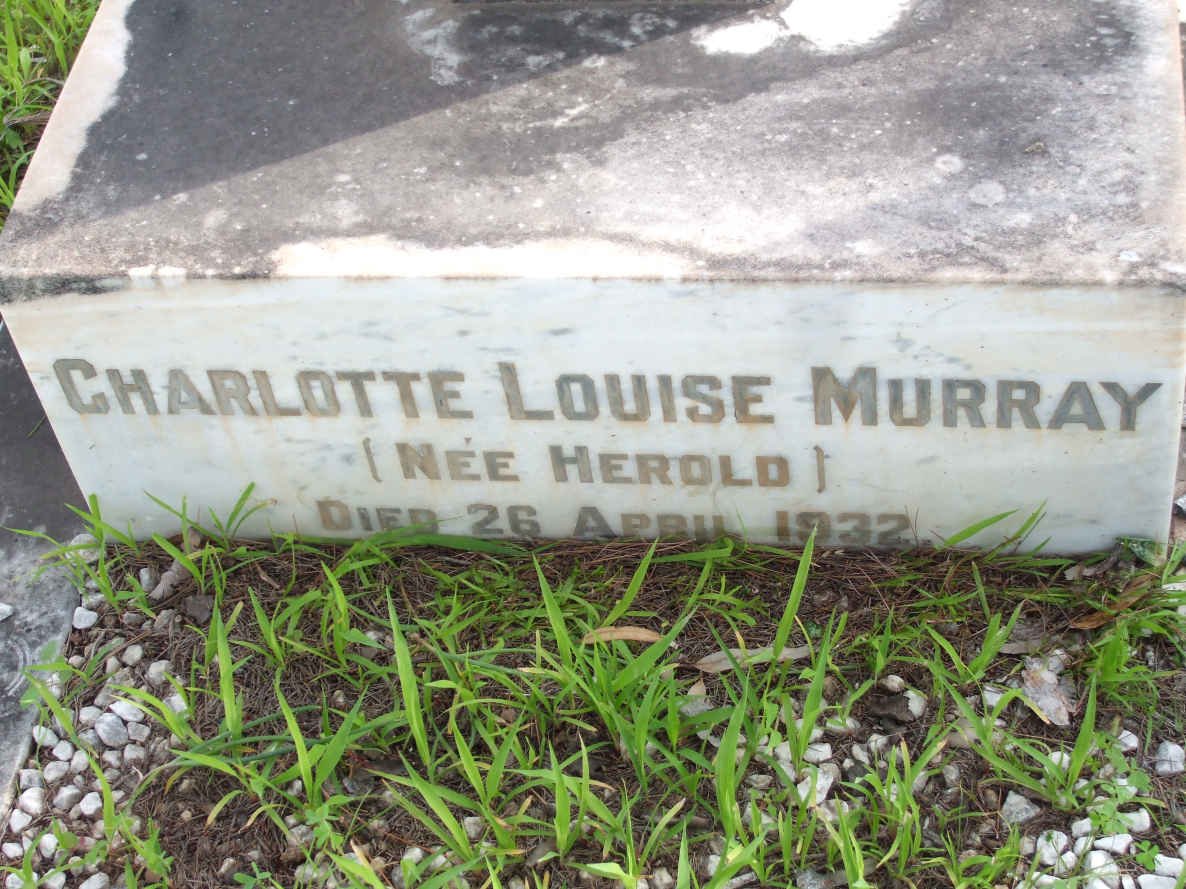MURRAY Charlotte Louise nee HEROLD  -1932