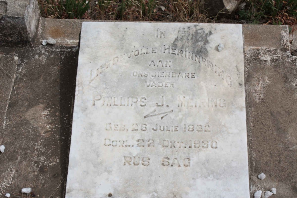 MEIRING Phillips J. 18?2-1930