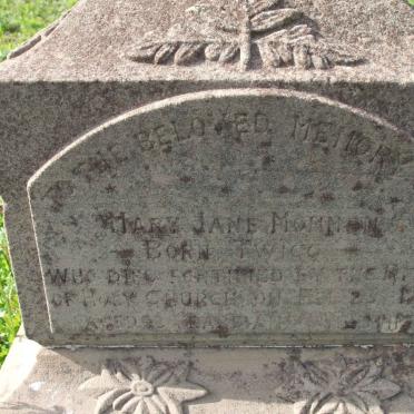 MOMMEN Mary Jane TWIGG  -1891