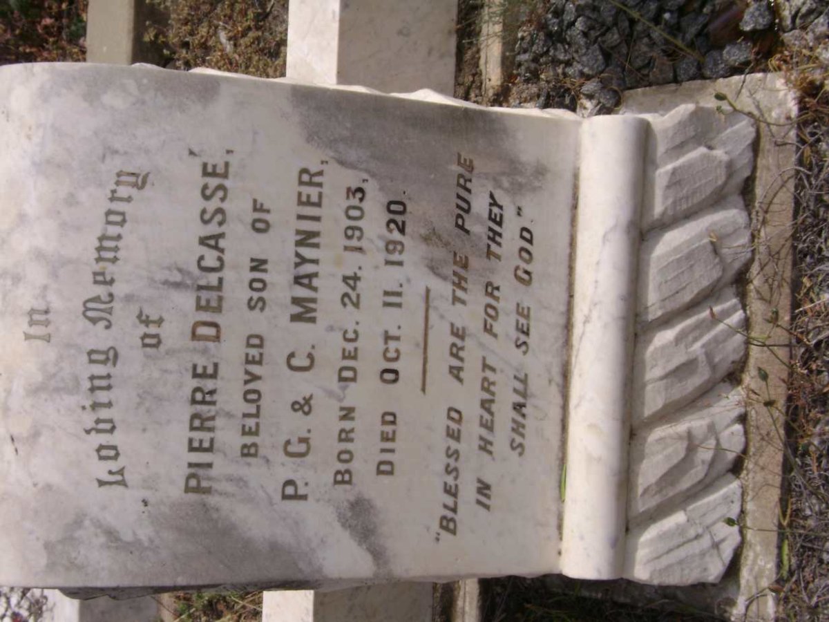 MAINIER Pierre Delcasse 1903-1920