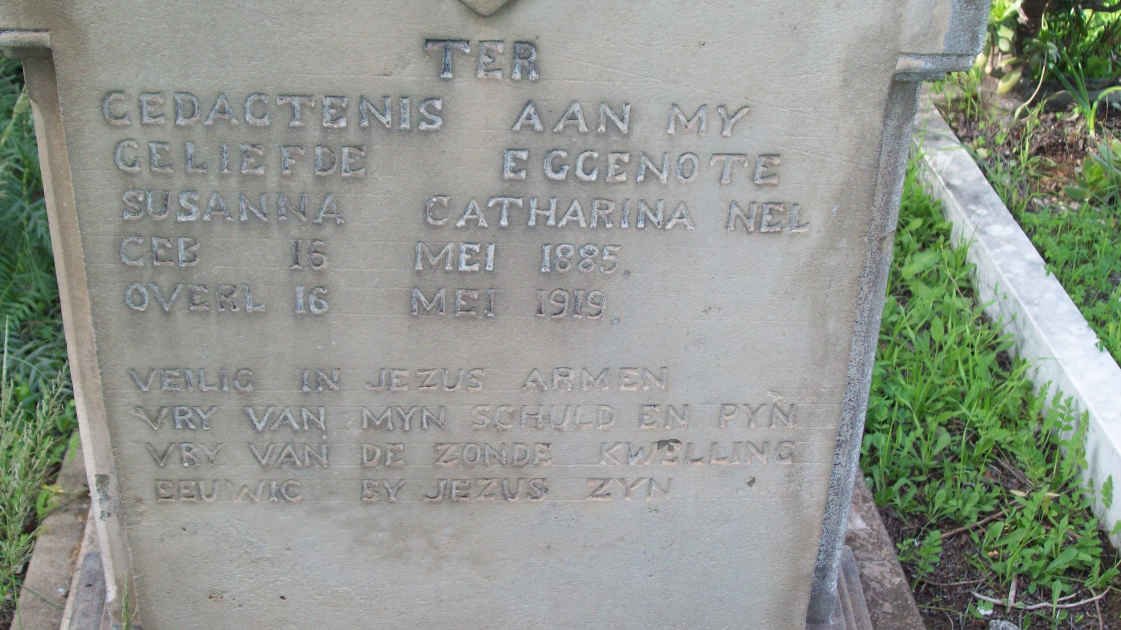 NEL  Susanna Catharina 1885-1919
