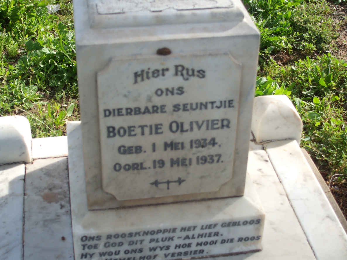 OLIVIER Boetie 1934-1937