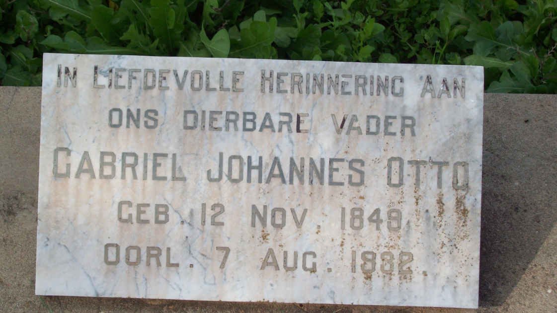 OTTO Gabriel Johannes 1849-1882
