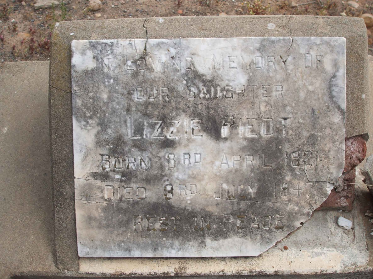 PIEDT Lizzie 1821-1847