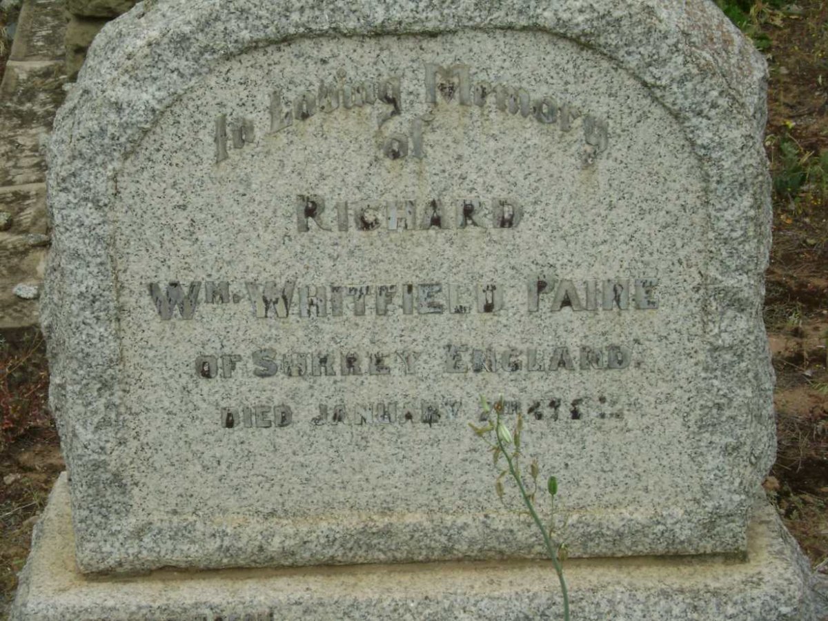 PAINE Richard Wm Whitfield -?