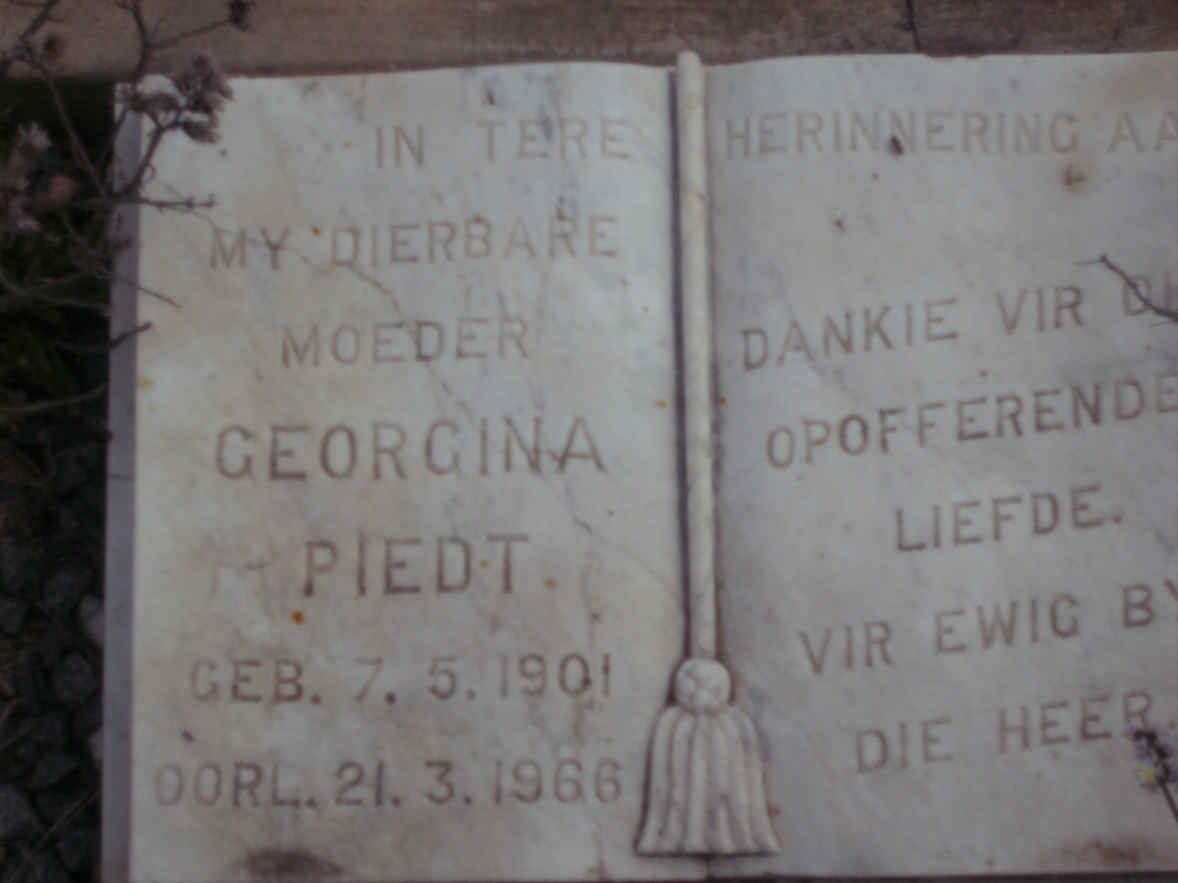 PIEDT Georgina 1901-1966
