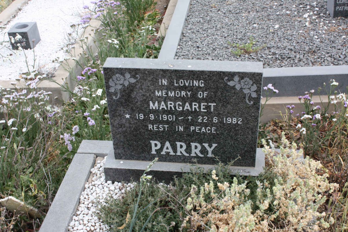 PARRY Margaret 1901-1982
