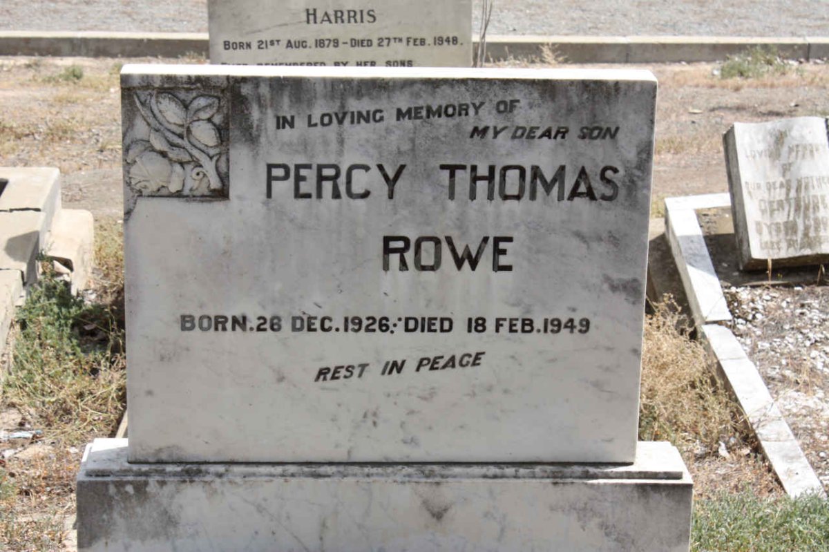 ROWE Percy Thomas 1926-1949