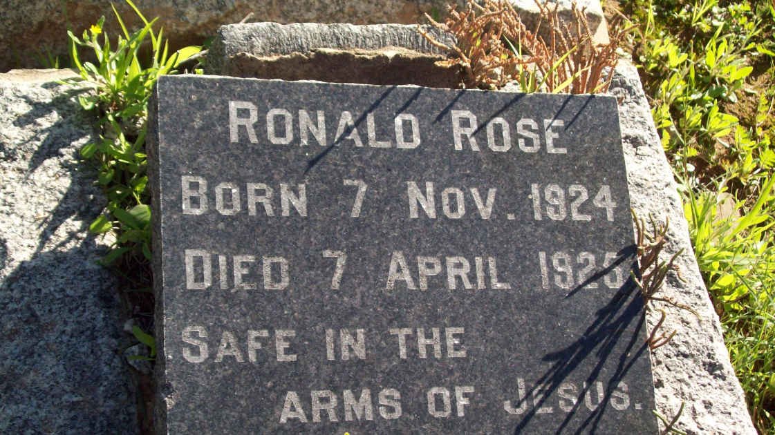 ROSE Ronald  1924-1925