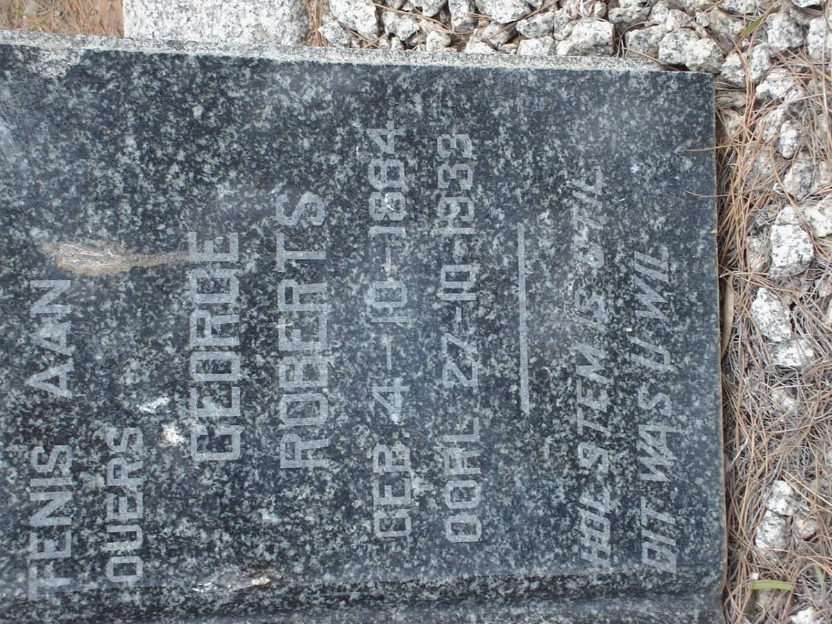 ROBERTS George 1884-1933