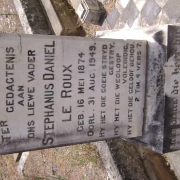 ROUX Stephanus Daniel, le 1874-1949
