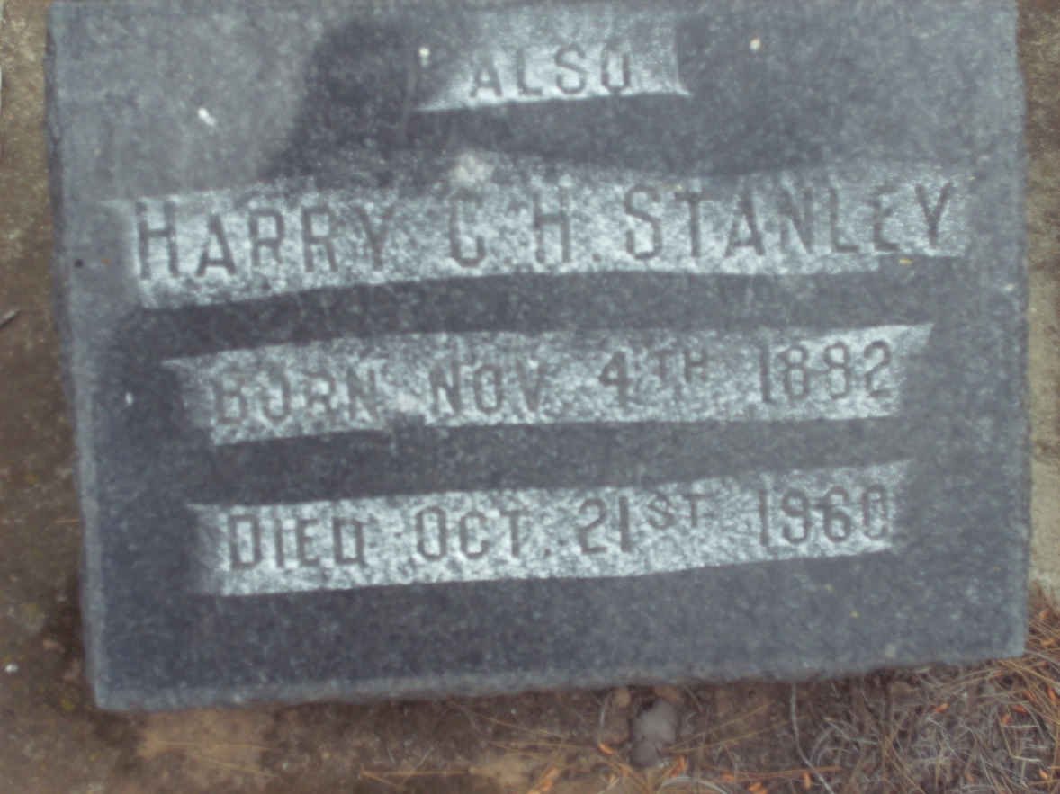 STANLEY Harry C.H. 1882-1960